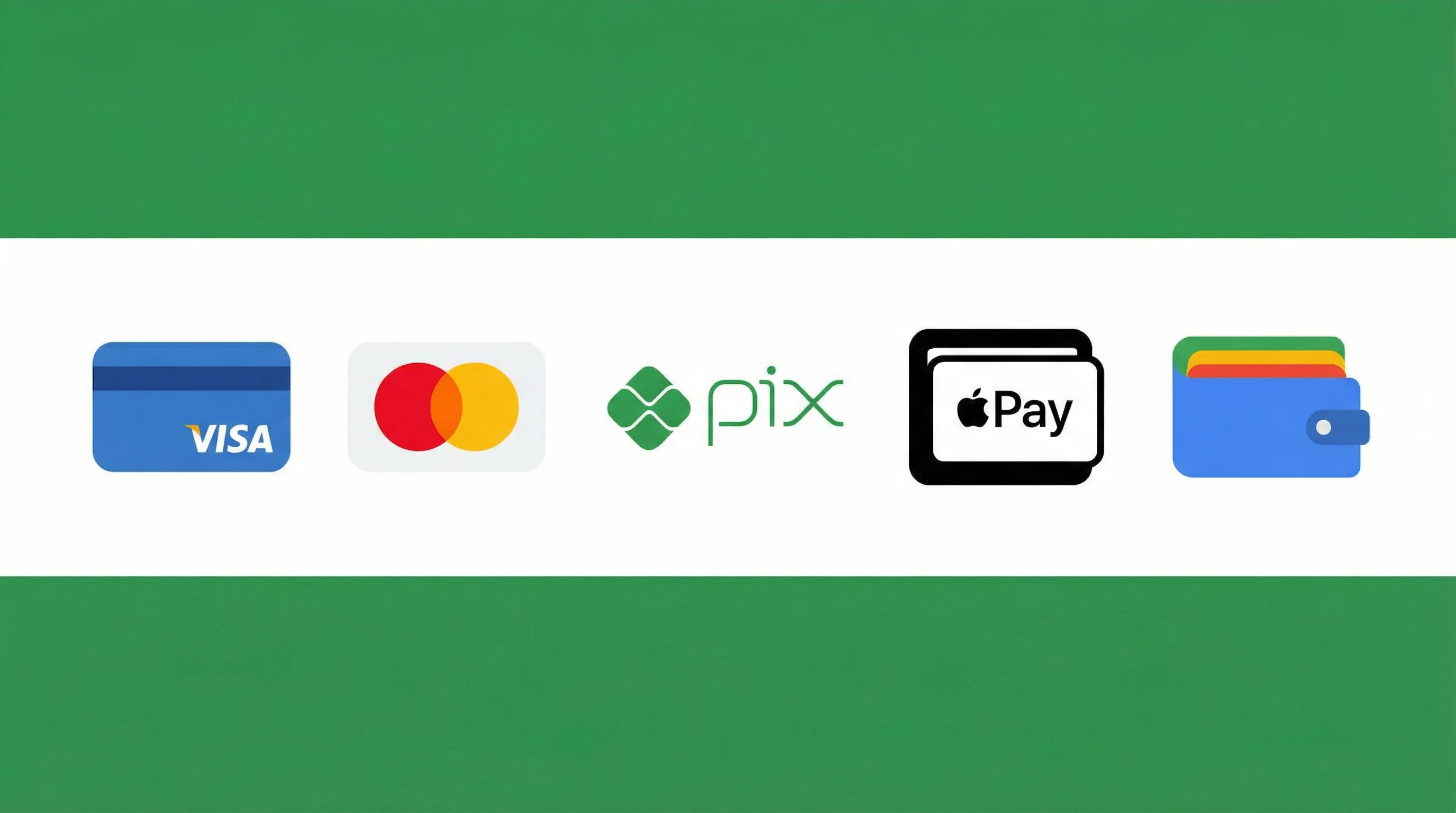 无限臀山传媒支持的支付方式包括PIX信用卡借记卡